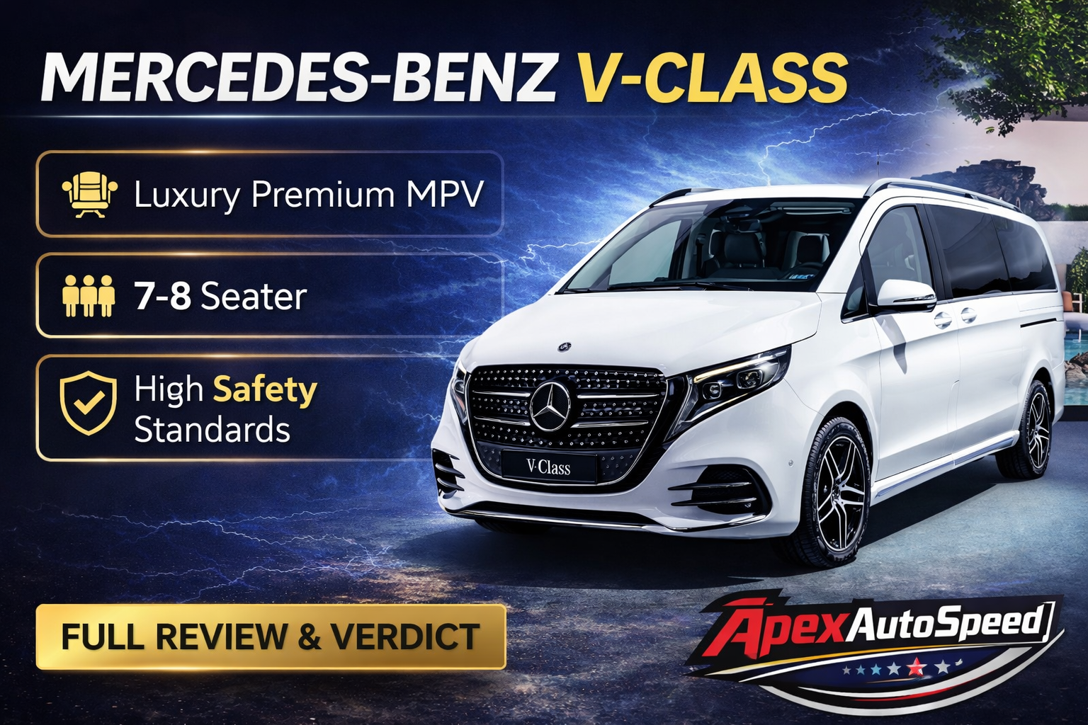 Mercedes-Benz V-Class: India 2026 Full Review, Price, Specs, Features and Why it is Worth Buying.